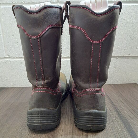 Avenger Safety Footwear Womens Steel Toe Waterproof Winter Work Boots Size 9M - Picture 4 of 9